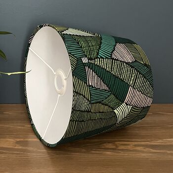 Jadeite Abstract Geometric Empire Lampshades, 8 of 9