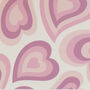 Premium Quality Valentine's Hearts Gift Wrapping Paper, thumbnail 3 of 4