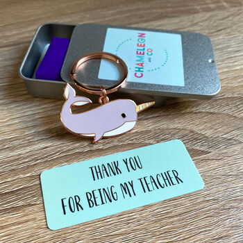 Thank You For Being My Teacher Keyring Gift, 2 of 10