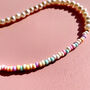 Vegan Pearl And Candy Coloured Beaded Phone Charm, thumbnail 5 of 9