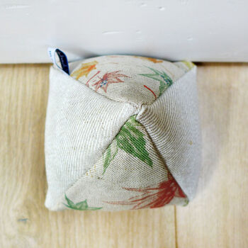 Leaves Linen Doorstop, 4 of 5