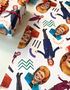 Cilla Inspired Wrapping Paper, Retro Camp 80s Gift Wrap, thumbnail 1 of 12
