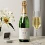 Personalised Boho Style Wedding Champagne Label, thumbnail 3 of 4