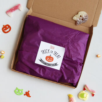 Halloween Treats Personalised Letterbox Sweet Gift, 6 of 12