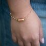 Love Is All Around Charm Bracelet, Rainbow, thumbnail 5 of 6