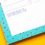 Weekly Planner | A4 Desk Planner Pad, thumbnail 3 of 4