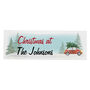 Personalised Driving Home For Christmas Wooden Mantel Decoration, thumbnail 5 of 5