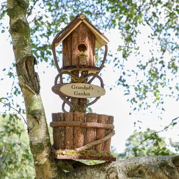 Meadow Vale Personalised Bird House And Garden Planter, 4 of 6