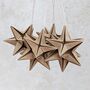 Origami Paper Star Bauble In Neutrals, thumbnail 1 of 6