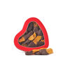 Heart Full Of Mango Stripes Dipped In Dark Chocolate, thumbnail 1 of 5