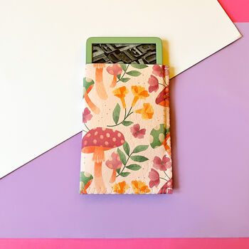 Kindle Case Mushroom And Flowers, 5 of 5