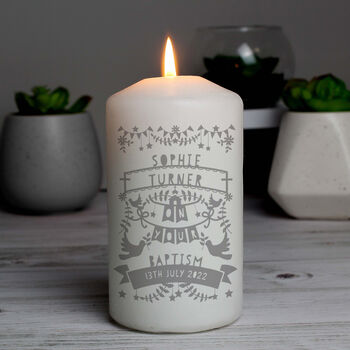 Christening Candle Gift For Boys, 7 of 7