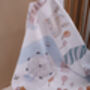 Muslin Square Baby Shower Gift Burp Cloth London Set, thumbnail 10 of 12