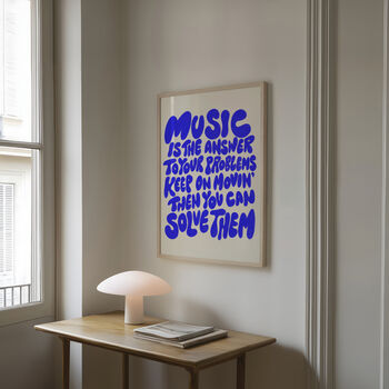 Music Is The Answer Print, 6 of 8