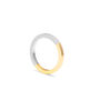 18ct Yellow And White Gold Square Wedding Band 2mm, thumbnail 2 of 5