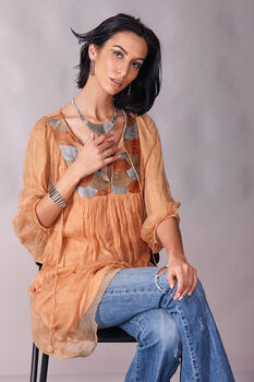 Silver Egyptian Geometric Statement Ring, 5 of 12