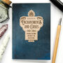 Spell Book Themed Notebook 'Enchantments And Curses', thumbnail 1 of 8