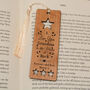 Personalised Love To Moon And Back Bookmark, thumbnail 2 of 3