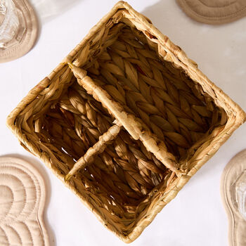 Country Kitchen Cutlery Caddy Basket, 4 of 6
