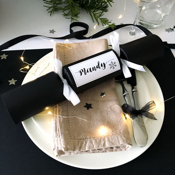 Personalised Christmas Cracker Place Setting, 8 of 8