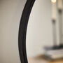 Curzon Circular Black Iron Wall Mirror, thumbnail 3 of 5