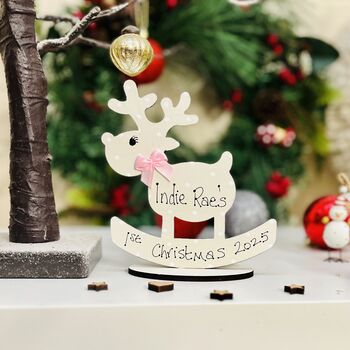 Baby's 1st Christmas 2025 Reindeer Decoration, 11 of 11