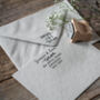 Address Stamp With Natural Sprig, thumbnail 2 of 6