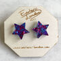 Colour Pop Confetti Star Stud Earrings, thumbnail 8 of 8