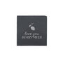 Square Slate Coaster 'Love You Berry Much' | Garden Coaster | Shed | Home Decor, thumbnail 2 of 2