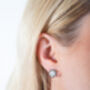 Sterling Silver Freshwater Pearl Stud Earrings, thumbnail 4 of 12