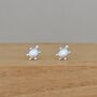Sterling Silver Turtle Stud Earrings, thumbnail 1 of 2