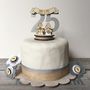 Personalised 25th Wedding Anniversary Cake Topper, thumbnail 1 of 4