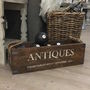 Antiques Crate With Rope Handles, thumbnail 1 of 1