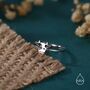 Dairy Cow Ring In Sterling Silver, thumbnail 3 of 11