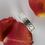 Woodland Wedding Rings In 18ct White Eco Gold, thumbnail 5 of 7