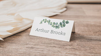 Wedding Place Cards Eucalyptus, 4 of 4