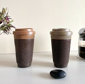 Reusable Coffee Cup Made From Recycled Coffee Grounds, 5 of 10