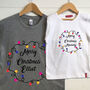 Personalised Adult And Child Christmas T Shirt Set, thumbnail 3 of 9