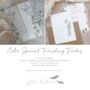 Periwinkle Wedding Invitation Stack, thumbnail 7 of 9