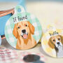 Dog Name ID Tag Personalised Spring Gingham, thumbnail 10 of 12