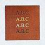 Personalised Fair Trade Small Leather Shoulder Bag, thumbnail 4 of 7