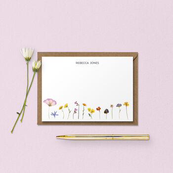 Wildflower Correspondence Cards, Floral Notecards, 2 of 6
