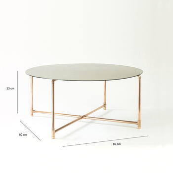 Handmade Coffee Table With Acrylic Top, 4 of 4