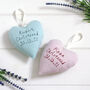 Personalised Hanging Heart Christening Gift, thumbnail 1 of 12