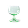 Set Of Four Short Emerald Wine Glasses, thumbnail 2 of 4