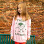 Twist And Sprout Girls' Christmas Jumper, thumbnail 1 of 4