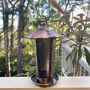 Dual Seed And Nut Bird Feeder With Copper Finish, thumbnail 5 of 9