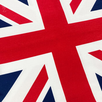 Union Jack Flag Cushion Cover From Soft Chenille Fabric, 2 of 12