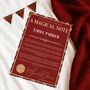 Tartan Trim Magical Christmas Letter From Santa Claus, thumbnail 1 of 5