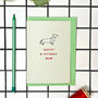 Dog Doodle Dachshund Happy Birthday Card, thumbnail 2 of 2